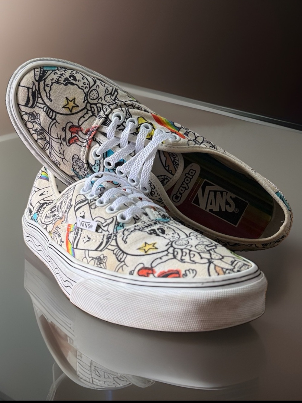 🖍️ Vans x Crayola “Sketch Your Way” Authentics | Men’s 7.5 / Women’s 9